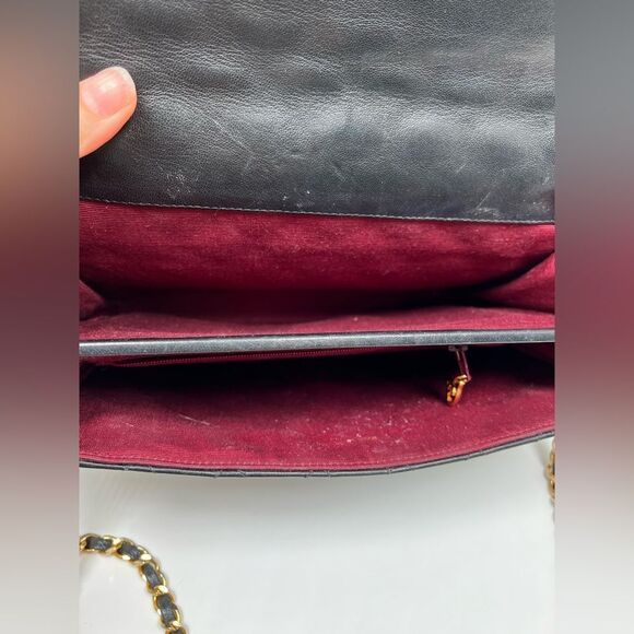 Chanel Metelesse Single Flap Vintage Lambskin Black Shoulder Bag - Picture 9 of 13
